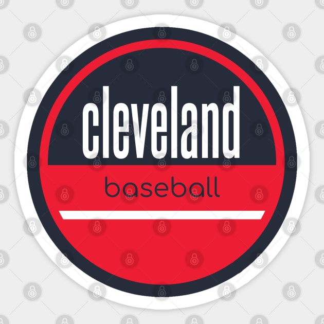 Cleveland baseball Sticker by BVHstudio